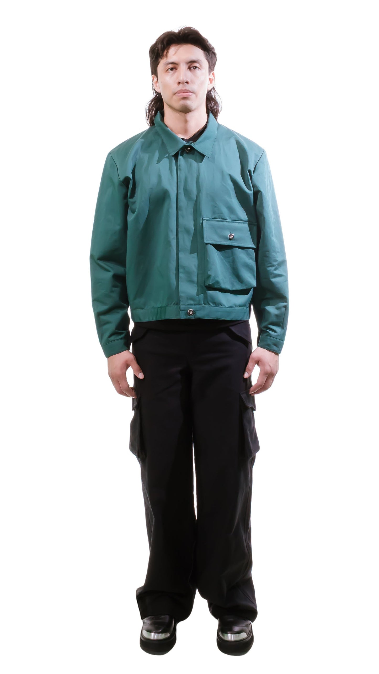 HIDDEN PLACKET JACKET