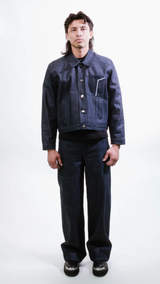 DROPPED SHOULDER SELVEDGE JACKET