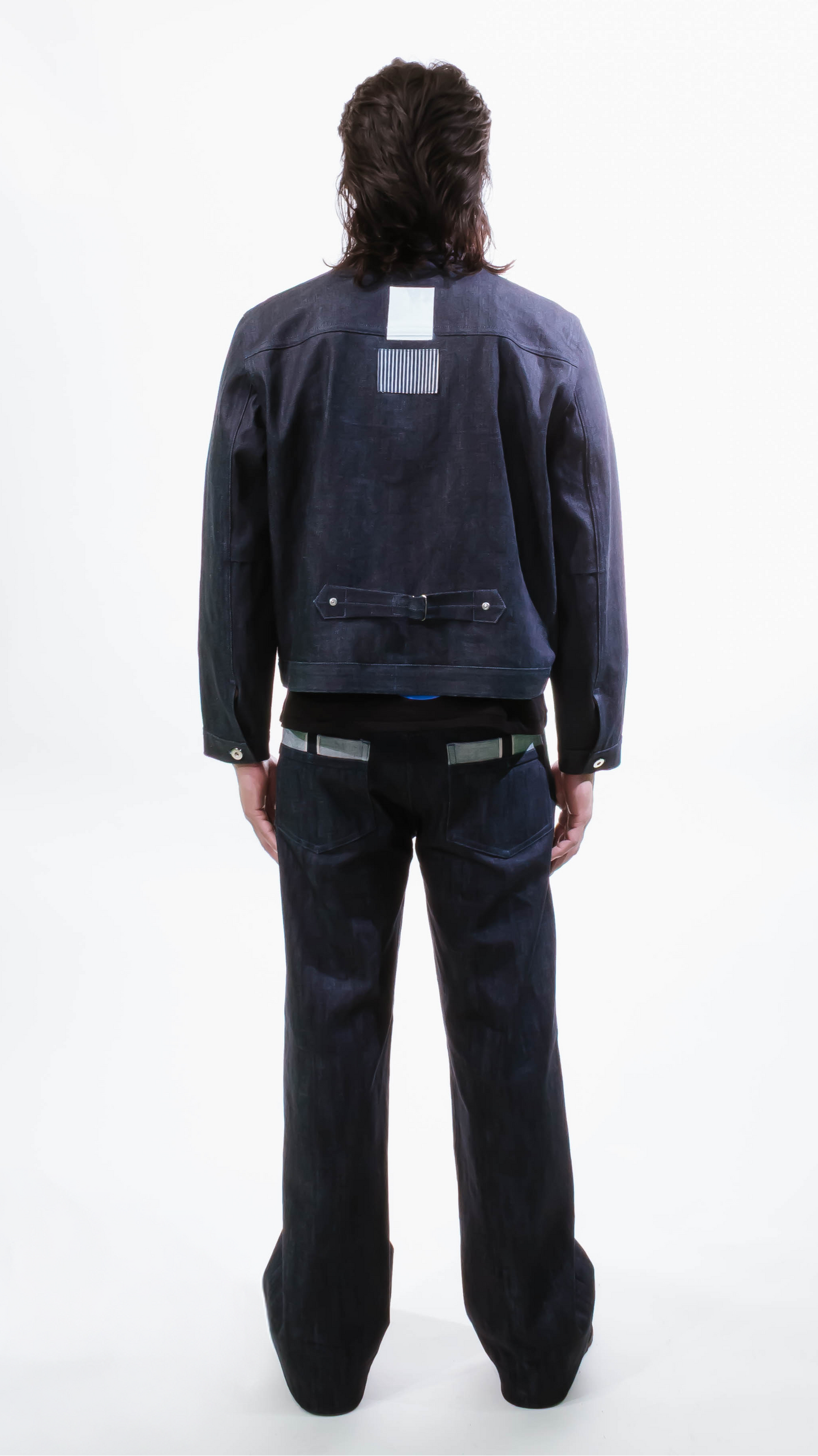 DROPPED SHOULDER SELVEDGE JACKET