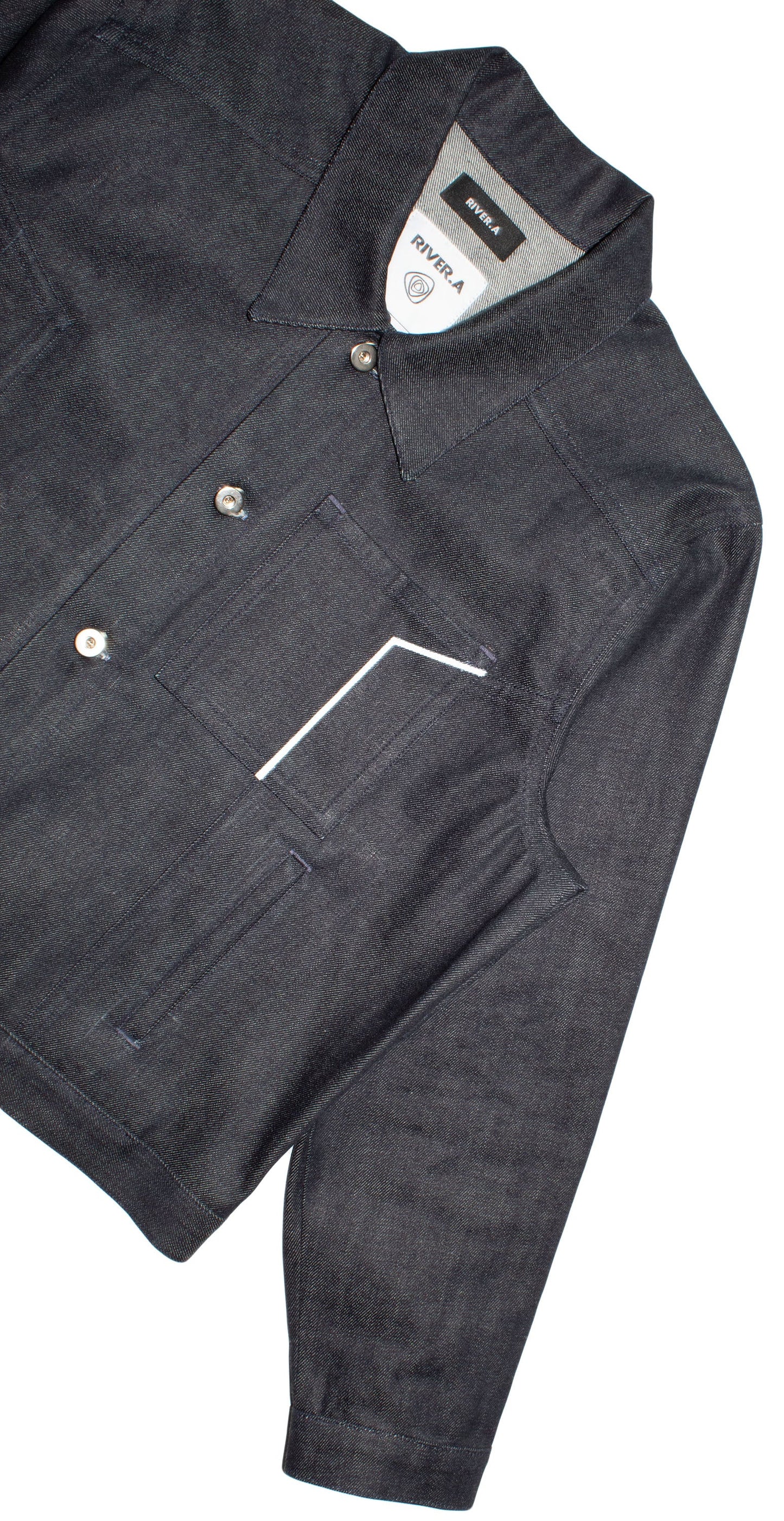 DROPPED SHOULDER SELVEDGE JACKET