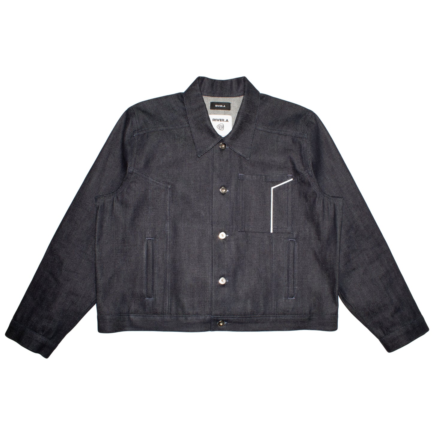 DROPPED SHOULDER SELVEDGE JACKET
